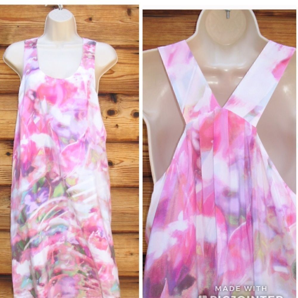 NWOT Cynthia Rowley Pink Silk Dress